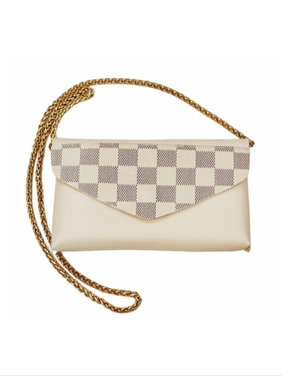 Upcycled Gemz Handbags - Louis Vuitton Leather Repurposed on Ivory Convertible Bum/Belt/Crossbody Bag